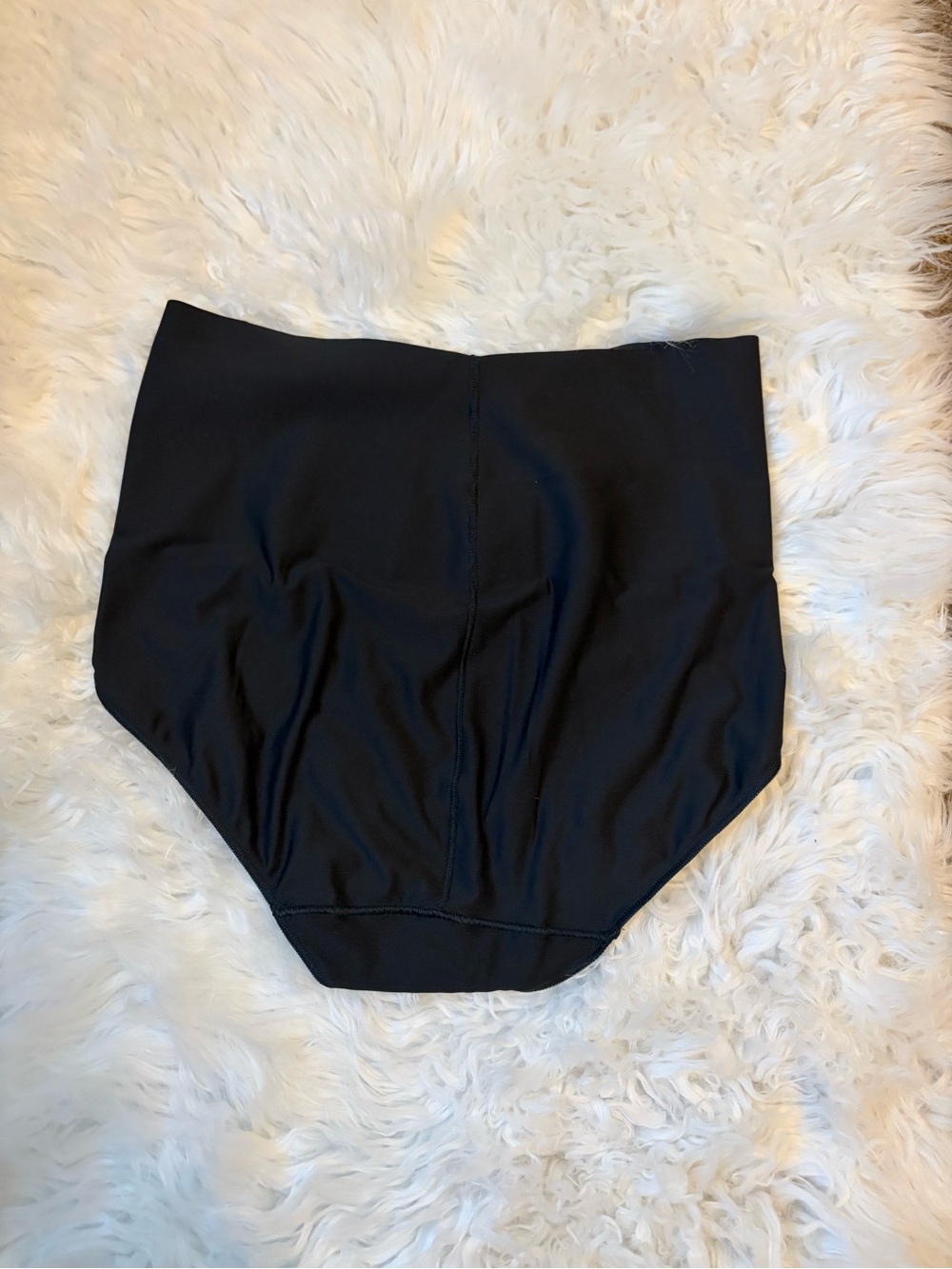 Black High Waist Shaping Brief Panty - Picture 2 of 2